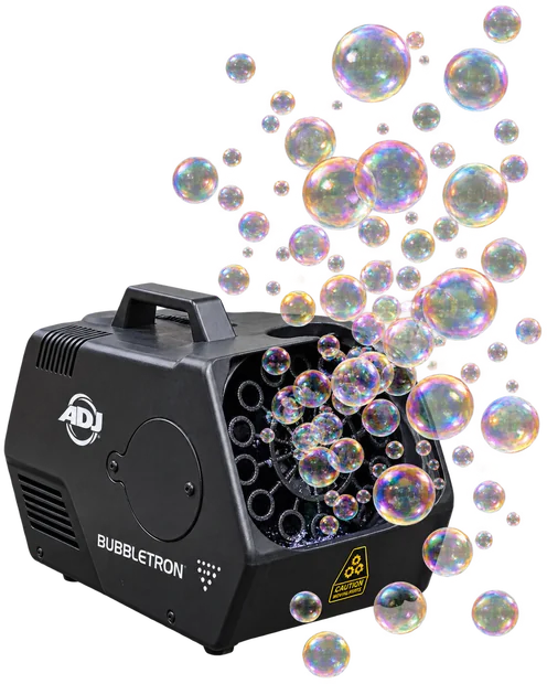 Bubble machine with bubbles.