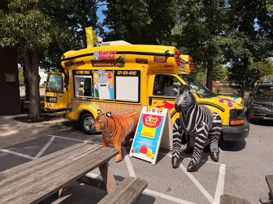Happy Hippo serving a community event.