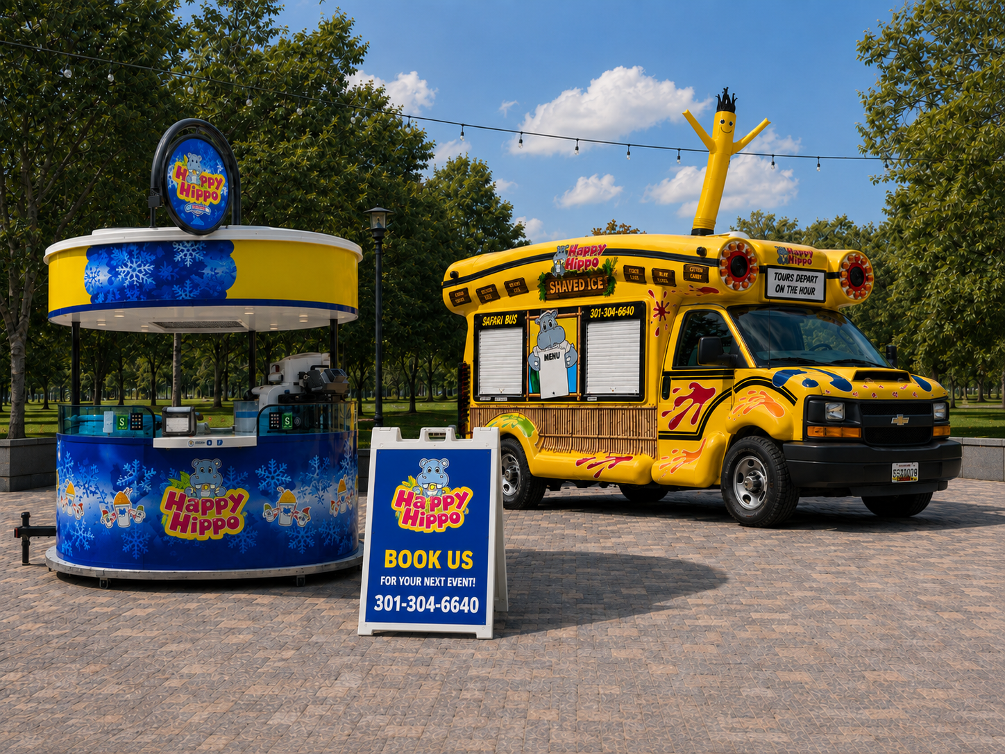 Happy Hippo shaved ice experience